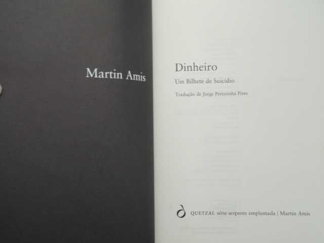 Dinheiro de Martin Amis - 1ª Edição
