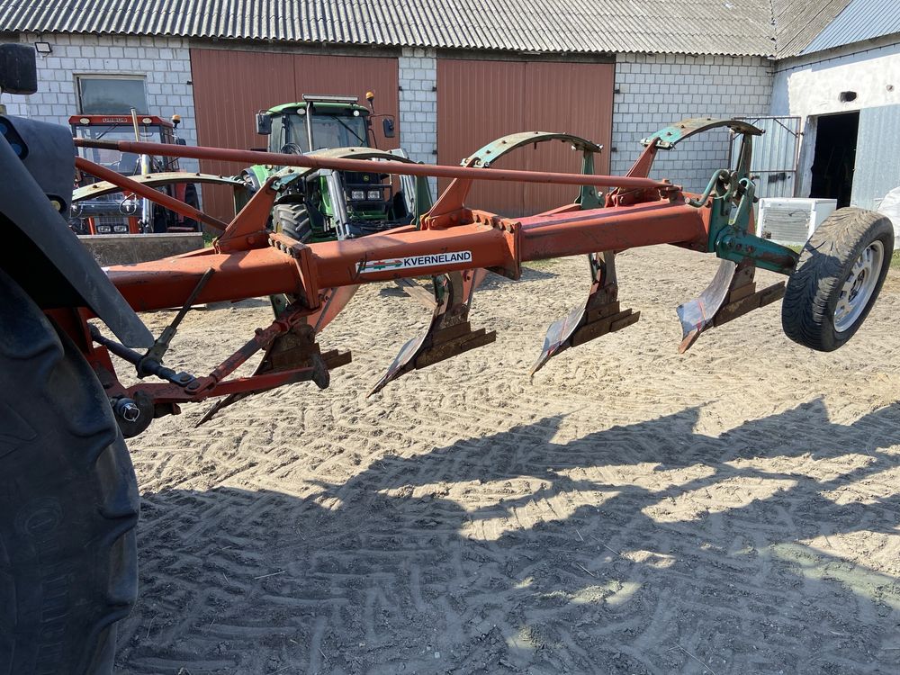 Pług Kverneland 16 cali na resorze kwadratowa rama