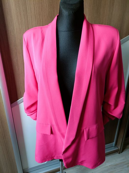 Fuksjowa marynarka sportowa elegancka r.xxl New Collection moda włoska