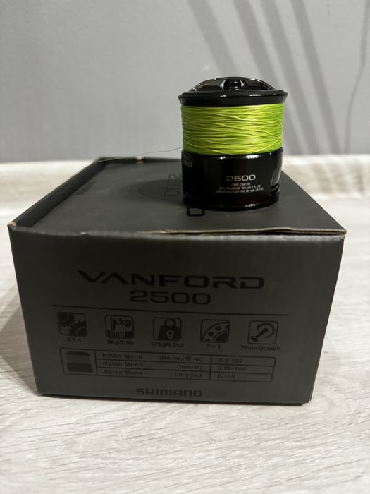 Szpula Shimano Vanford 2500 + plecionka Daiwa Morethan 0.08