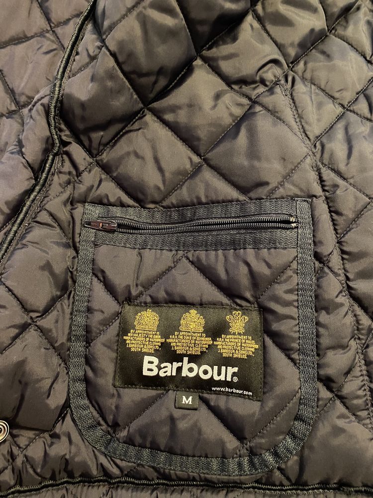 Casaco barbour azul tamanho M