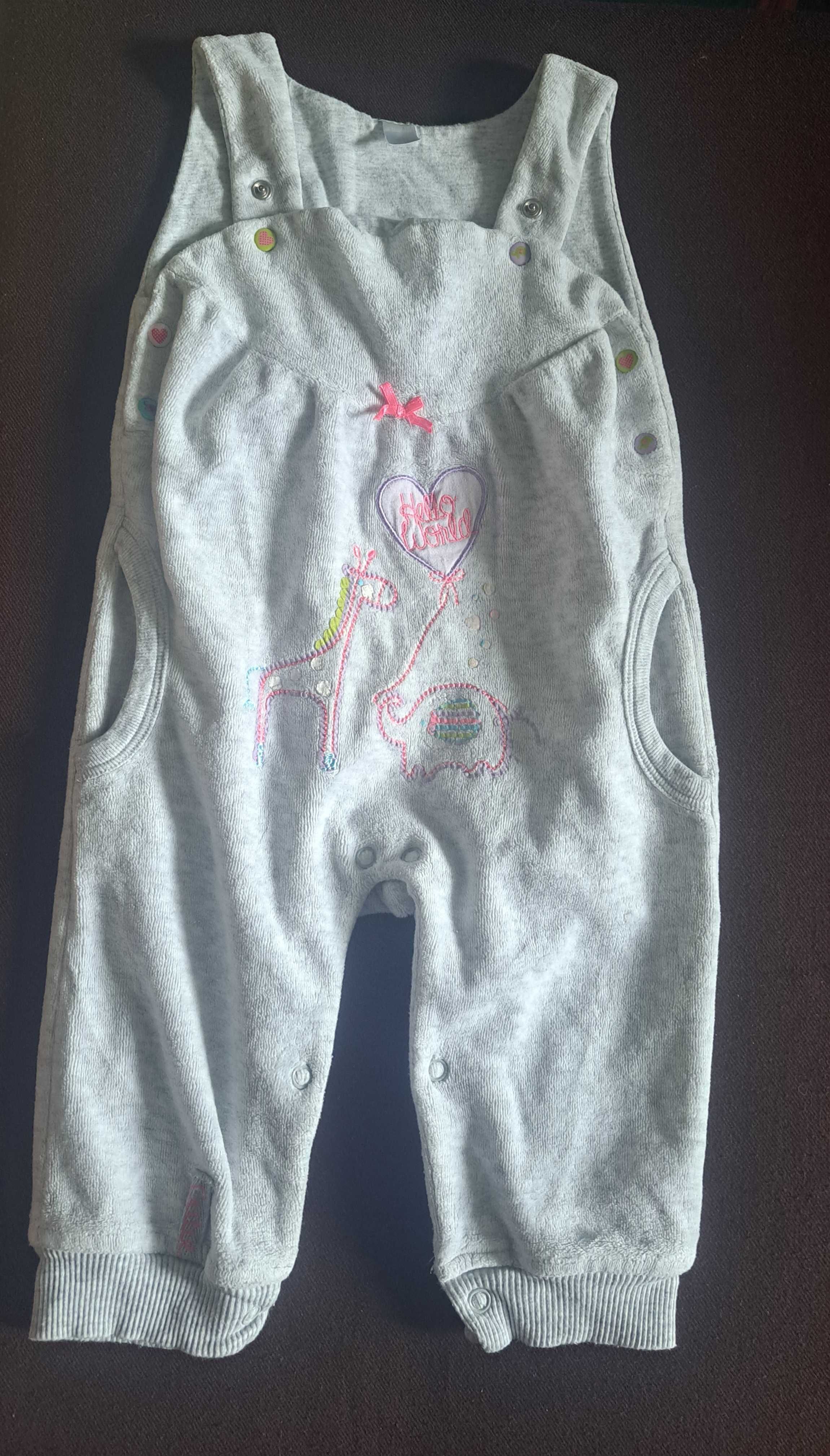 Ubranko niemowlęce/kombinezony/śpioszki,używane, r.4–6m/68-74cm ZESTAW