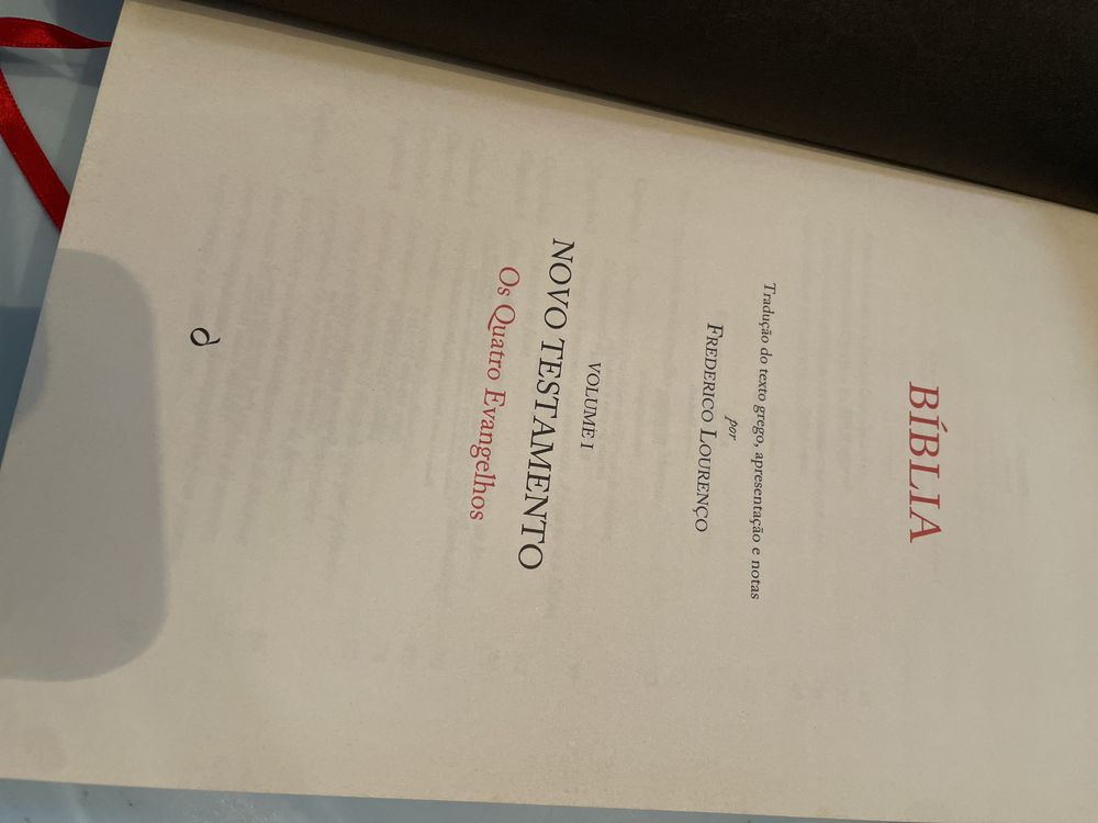 Livro Biblia Frederico Lourenço