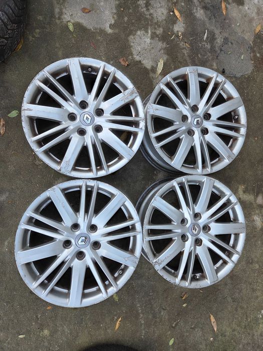 renault dacia nissan komplet felg alufelgi 7jx17 et49