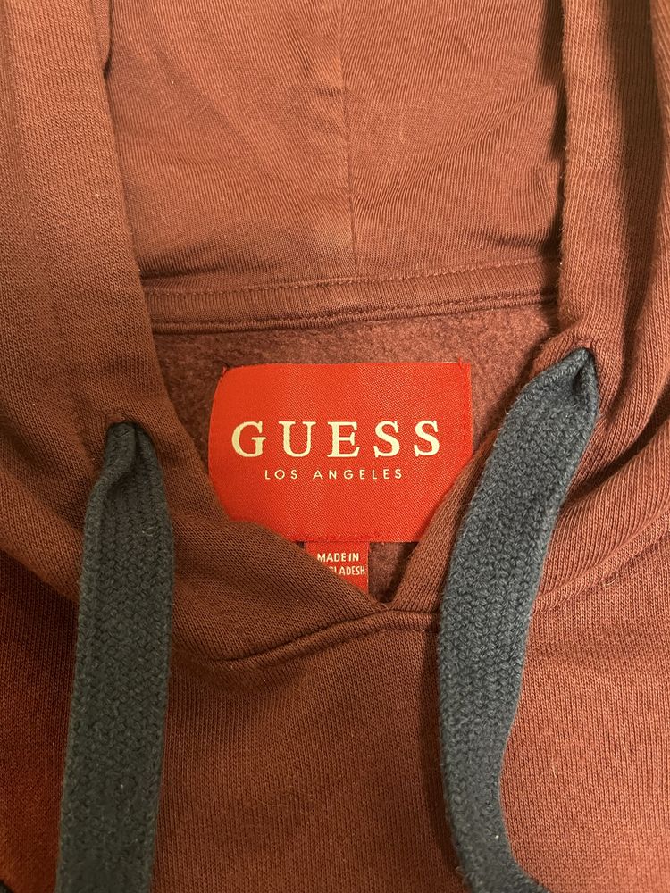 Guess hoodie вишитий логотип