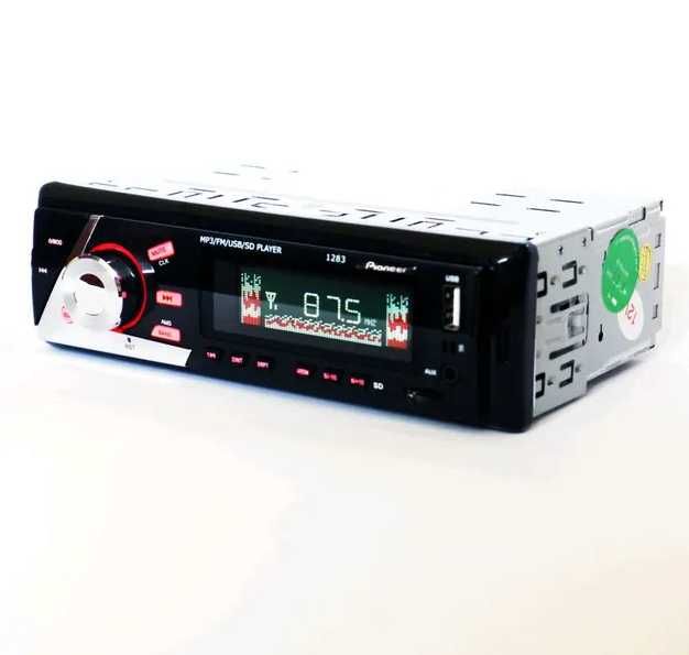 Автомагнитола в машину Pioneer 1283 ISO - MP3+FM+USB+microSD-карта