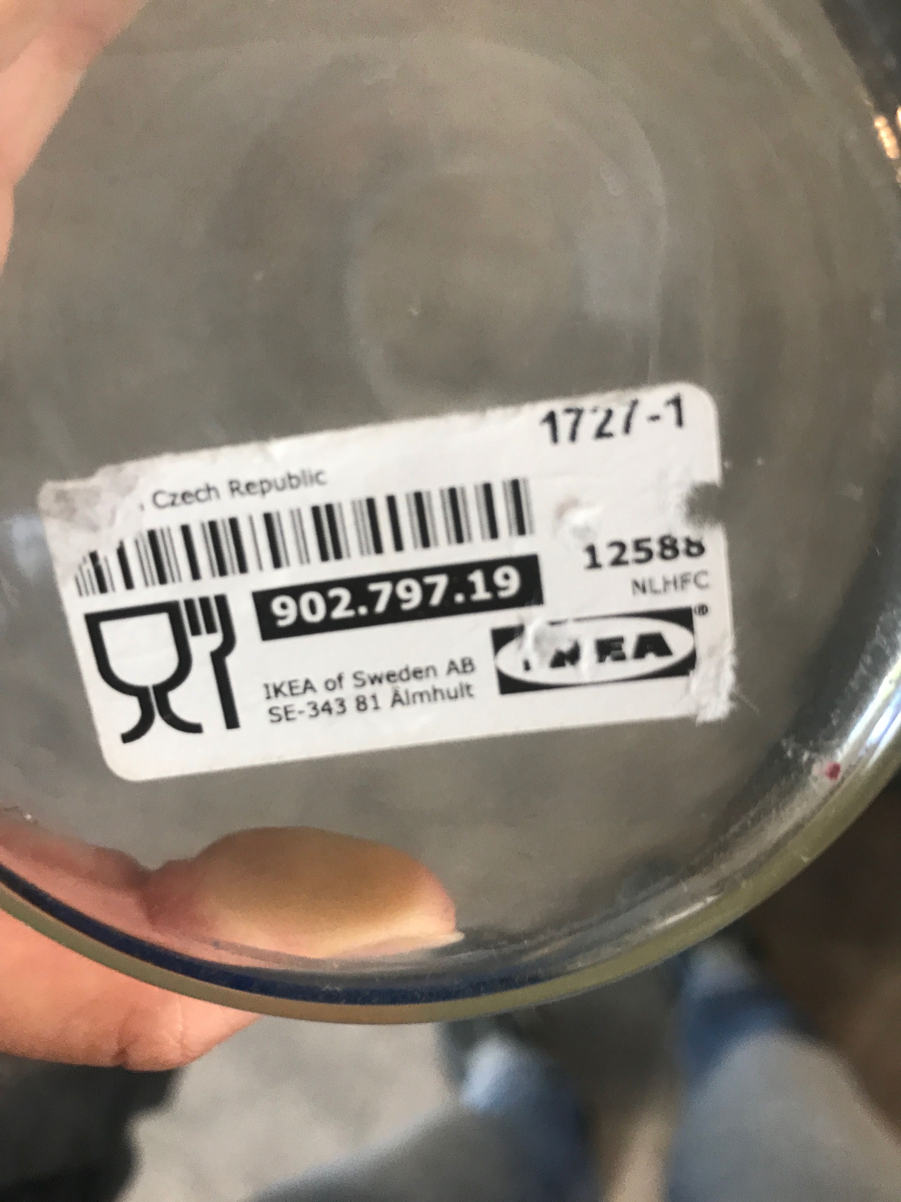 Karafka ze szkła bezbarwna 1l Ikea