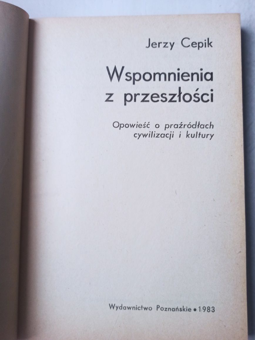 "Wspomnienia z przeszłości" Jerzy Cepik