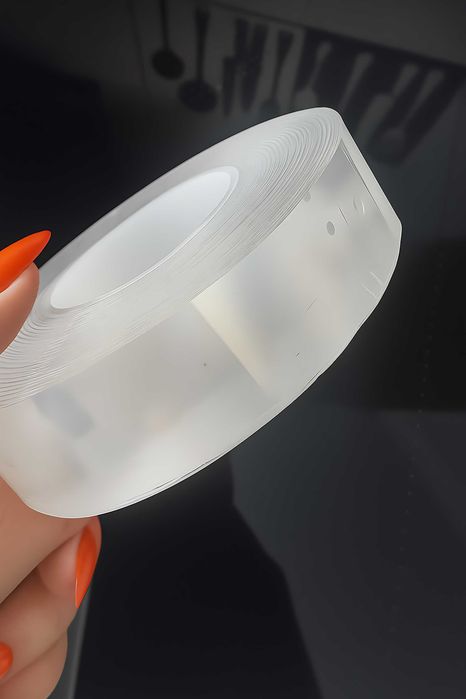 Wodoodporna taśma dwustronna wielokrotnego użytku 5m – przezroczysta