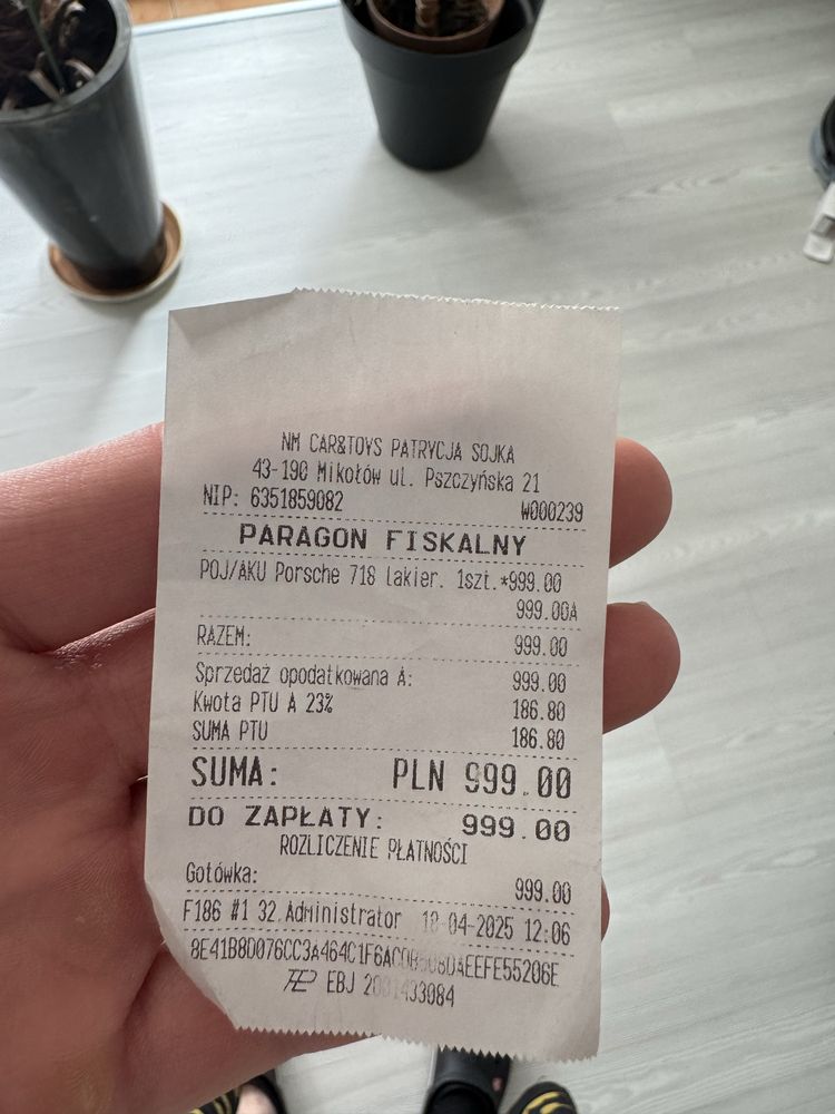 Porsche 718 Spyder RS samochód na akumulator pojazd dla dziecka