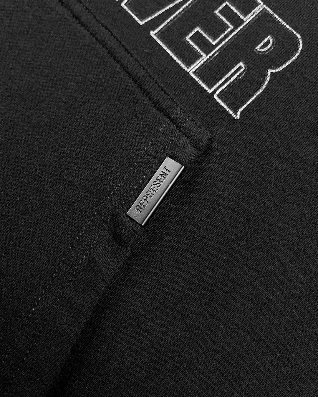 Худі REPRESENT Horsepower Hoodie Jet Black