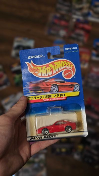 Hot Wheels Ferrari F550 Maranello Long Japanese Card