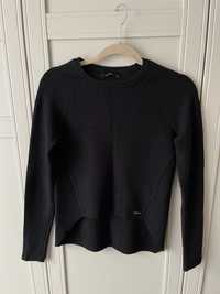 Sweter prążkowany wiskoza Mohito rozmiar S/36 czarny