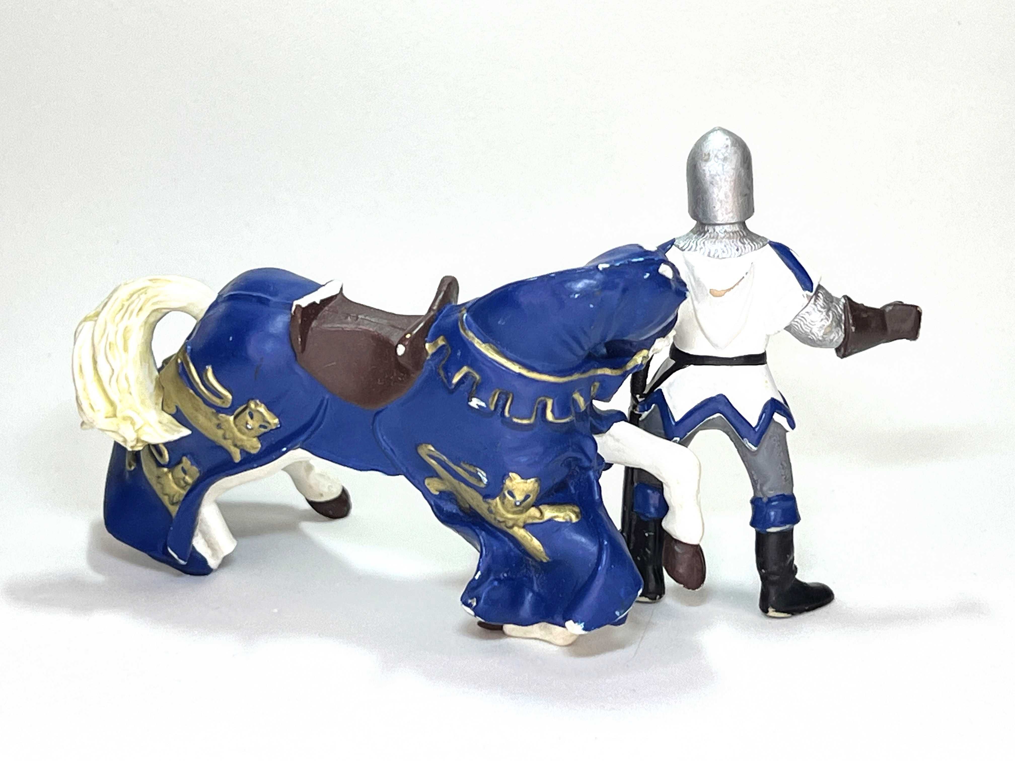 Cavalo do Rei Ricardo & Cavaleiro (Medieval) Figuras Papo