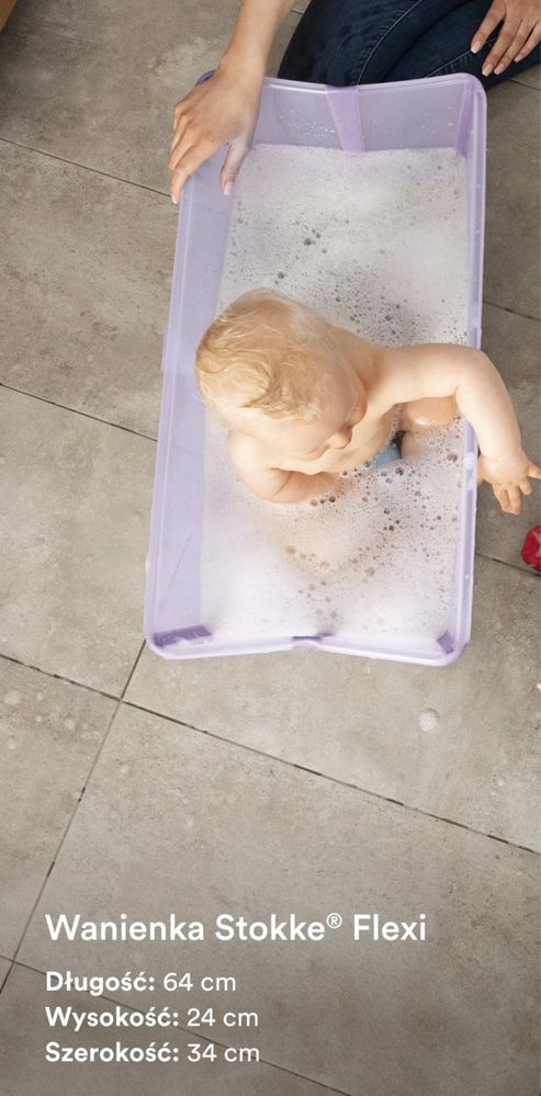 Wanienka Stokke Flexi, składana