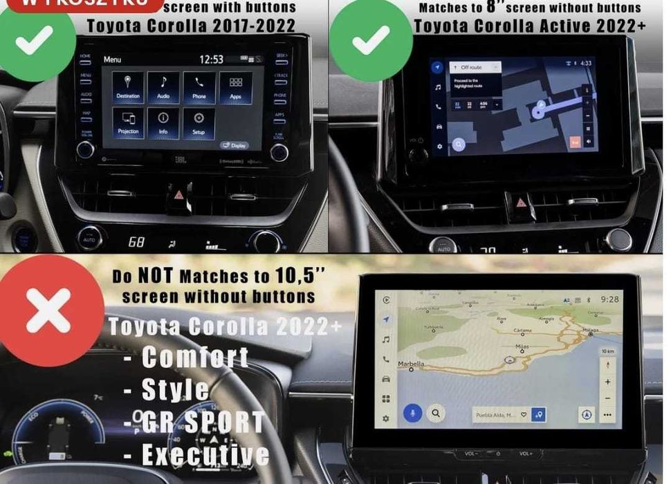 CraVeDRIVE - uchwyt magnetyczny na telefon -  Toyota Corolla E21