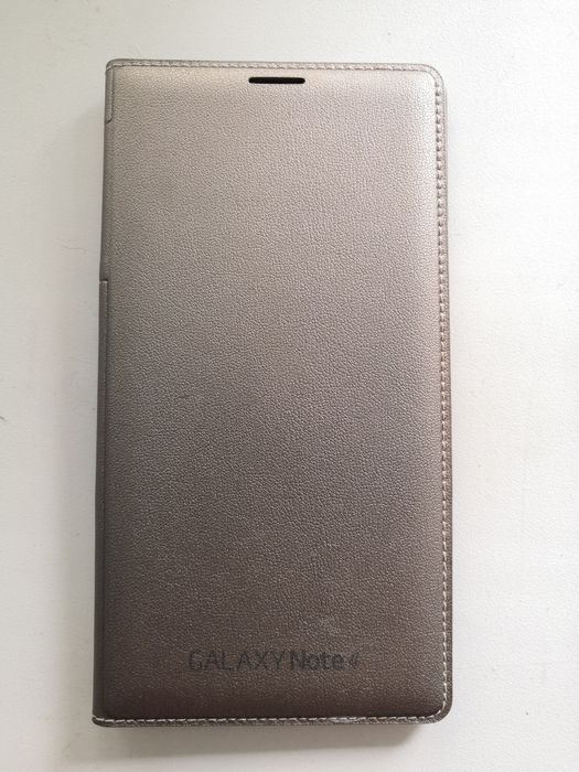 Чехол книжка Note 4 gold