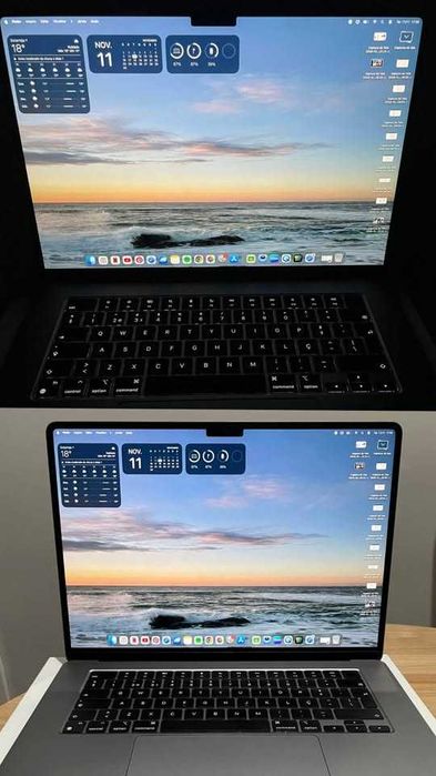 MacBook Air M2 15 polegadas + garantia +mouse+adaptador usb, como NOVO