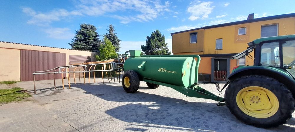 Beczka asenizacyjna zalewowa  z aplikatorem  krokodyl do obornika 1.8m