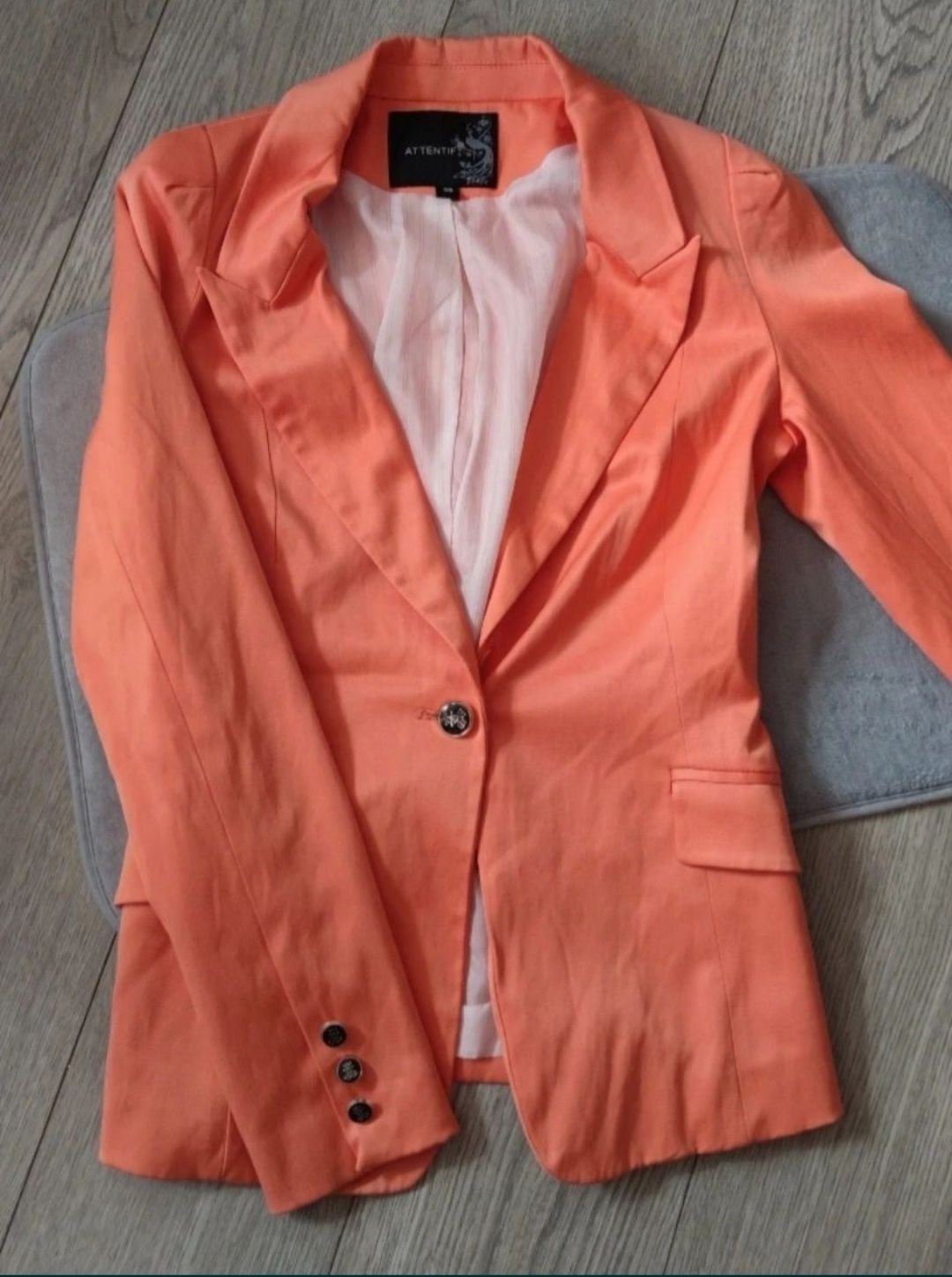 Marynarka orange S-36 piękna