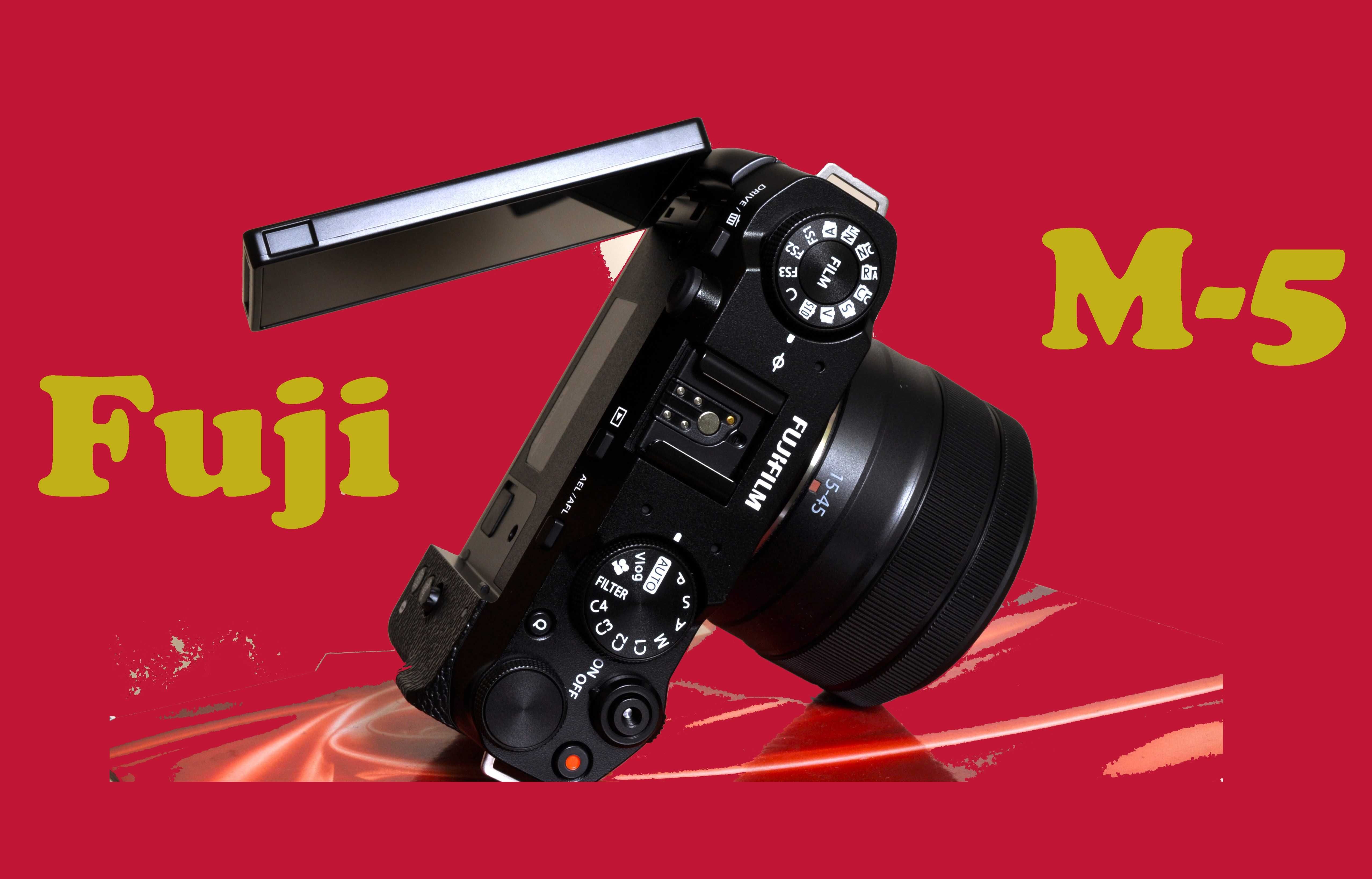 Fuji X-M5 + Xc 15x45. Novo, fatura e garantia 3 anos Fuji Pt