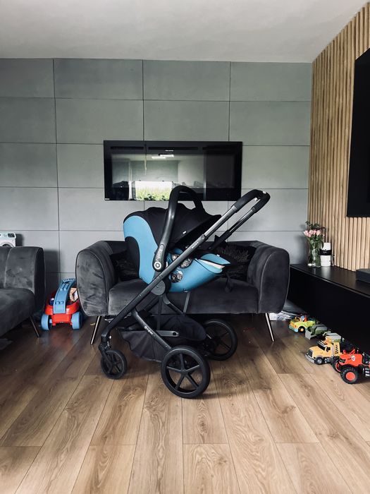 Wózek 3w1+baza  Cybex Balios z fotelikiem Kiddy