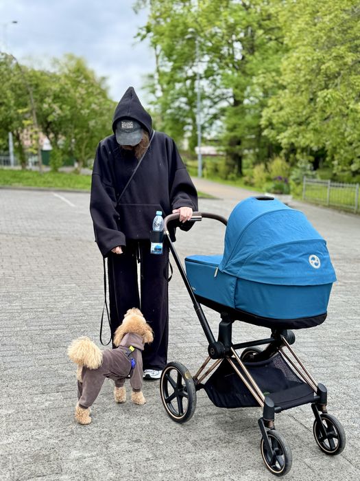 Cybex Priam 4.0 Mountain Blue і Onyx Black Rose Gold