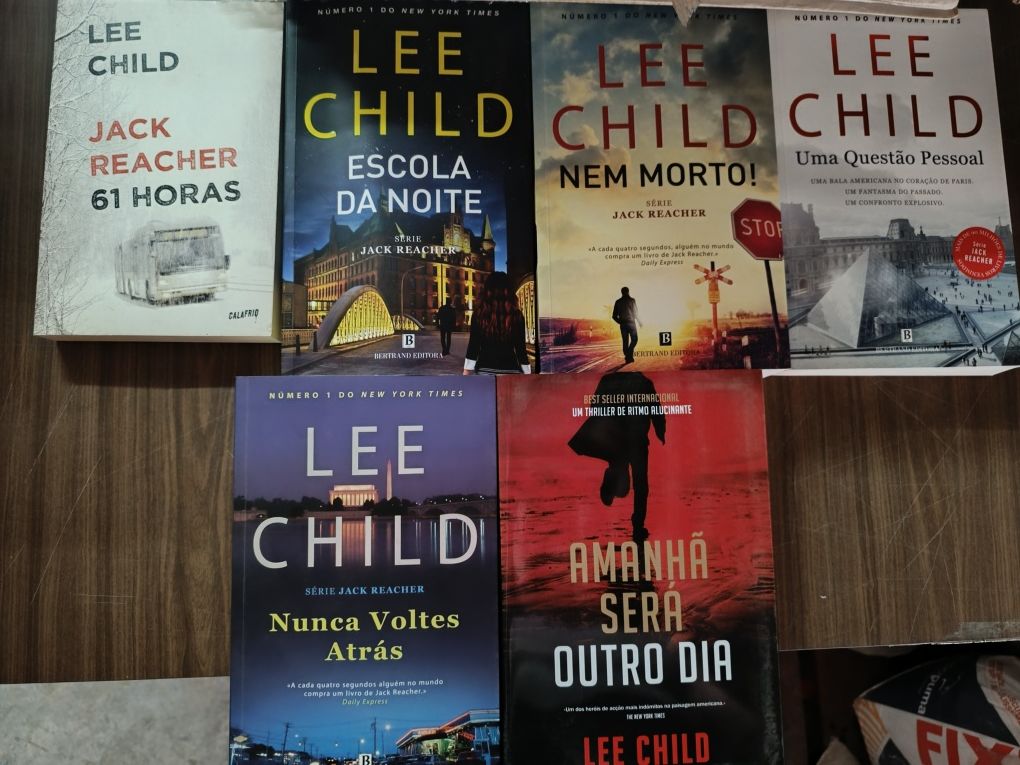 Livros vários Lee Child em português