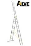 Drabina aluminiowa wzmocniona ALVE FORTE 8614 3x14 szczebli