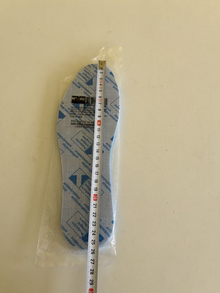 Palmilhas de algodão N° 40