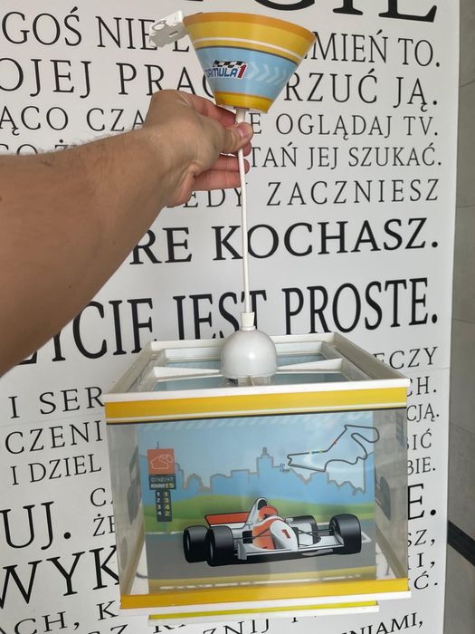 Lampa wisząca dziecięca FORMUŁA