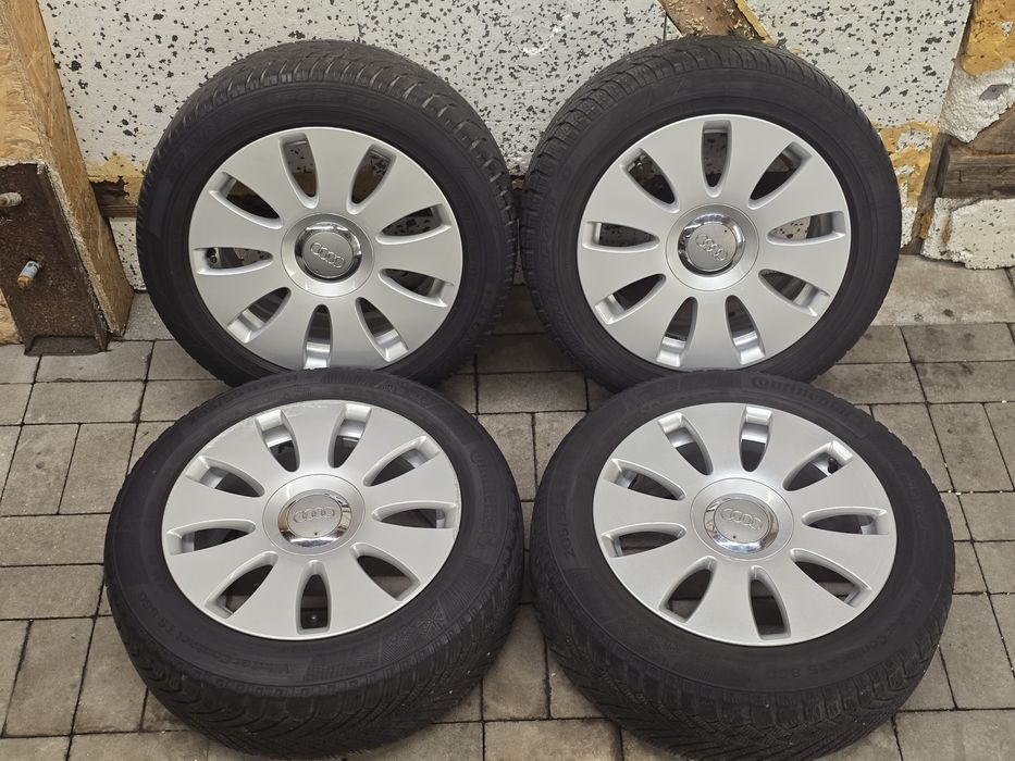 Alufelgi z oponami zimowymi 5x112 Audi Volkswagen Mercedes Skoda