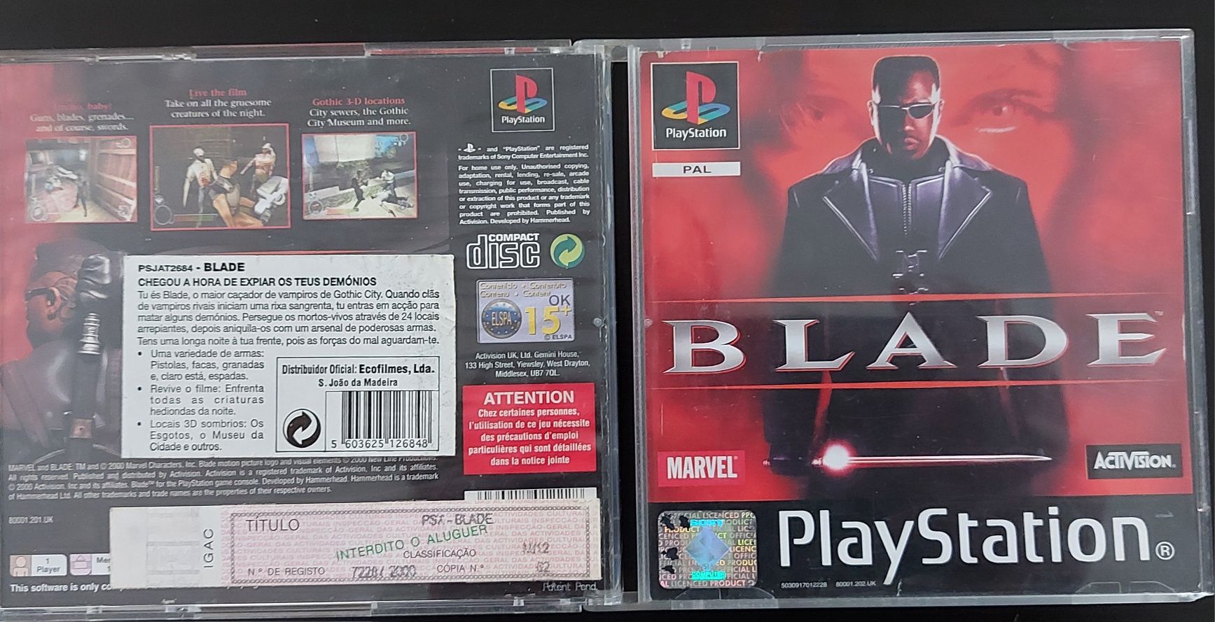 Jogo raro Blade PS1