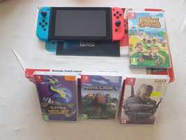 Nintendo Switch + 4 gry tanio!