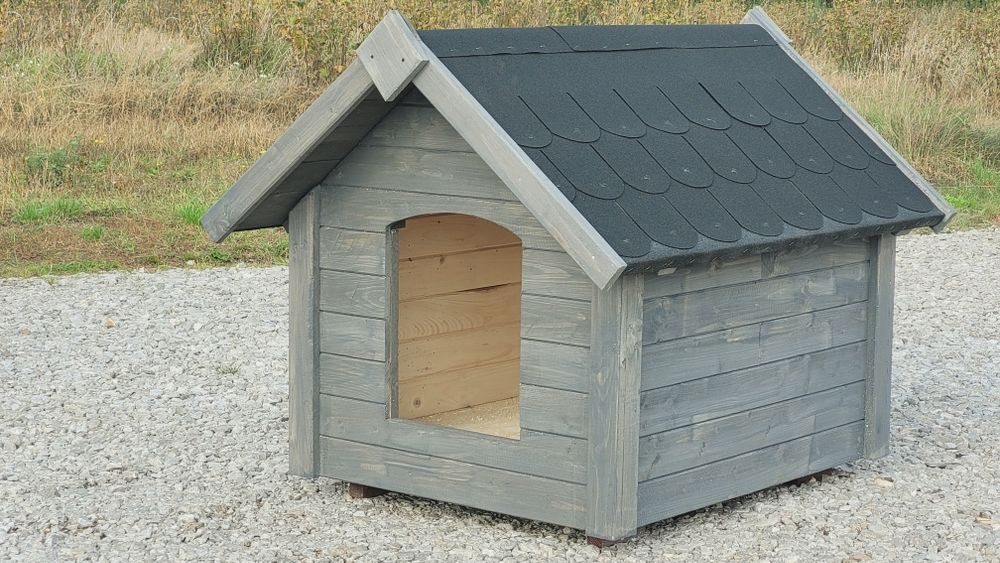 Buda dla psa Ocieplana 100% litego drewna DOSTAWA W CAŁOŚCI drew-pol