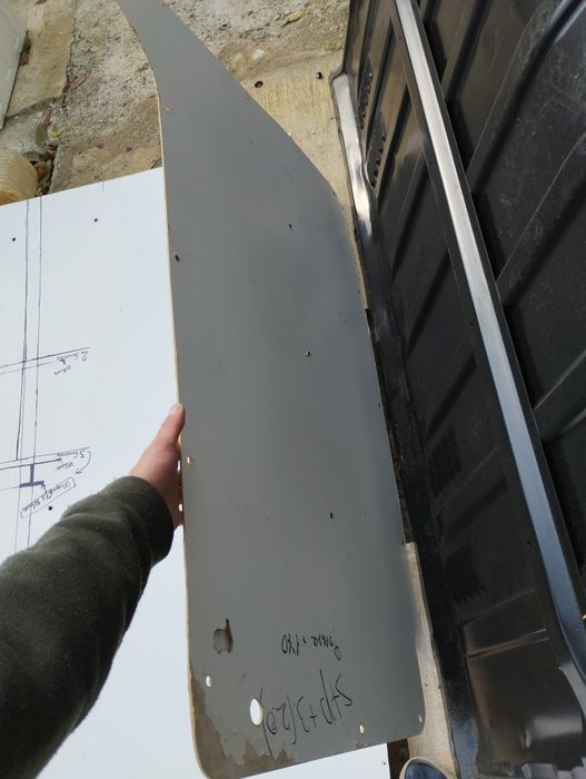 Обшивка грузового,салона,карты,ДВП,обивка,фанера,шаблон, Рено Мастер