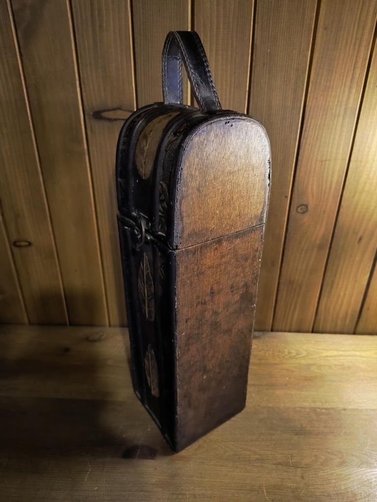 Skrzynka pudełko drewniane rustykalne retro vintage
