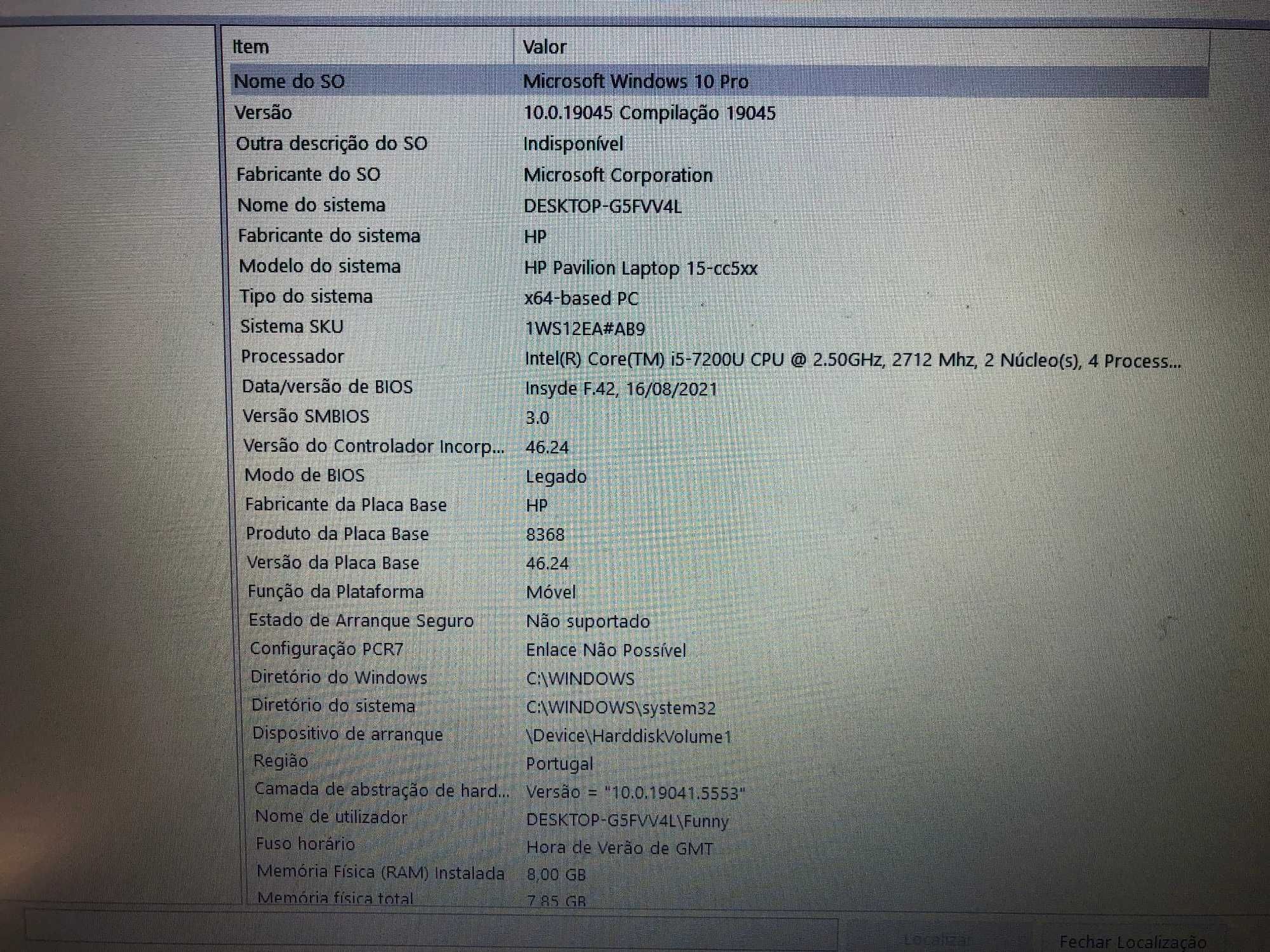 Motherboard HP 15 CC501NP