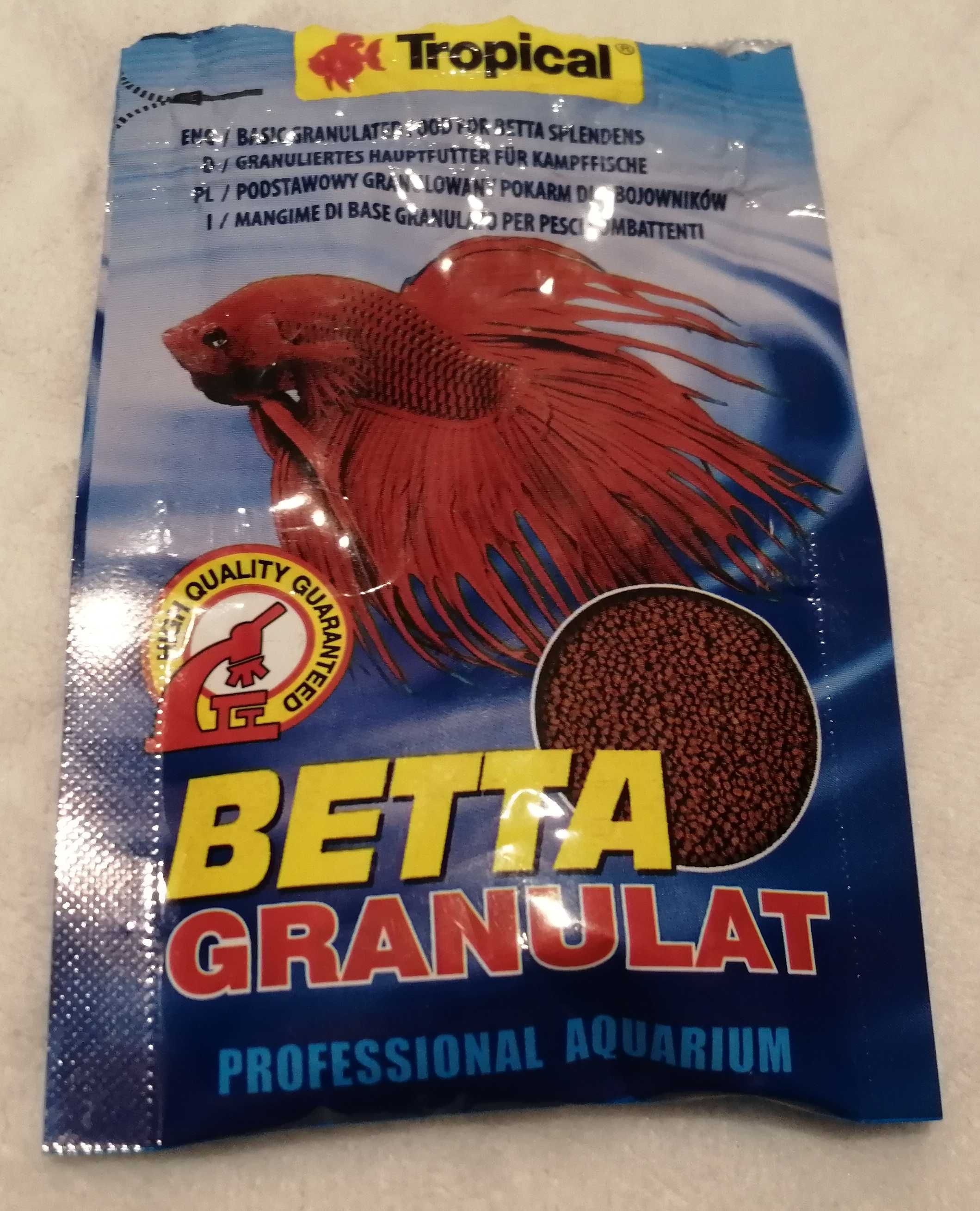 Betta granulat Tropical, Granulowany pokarm dla bojowników (otwarty)