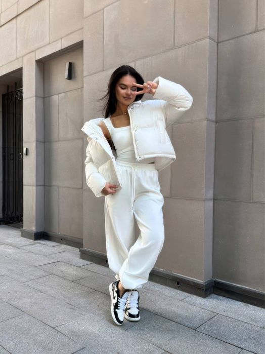 Жіноча зимова куртка, Теплий жіночий пуховик, Перламутровий пуховик