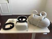 Óculos VR Oculus Quest 2 128Gb, EliteStrap, QuestLink, Travel case