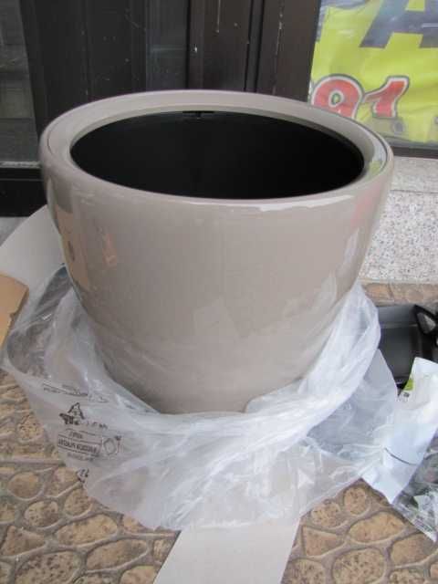 Lechuza Donica, System Nawadniania, Classico Premium Ls 35 Ciemnoszary