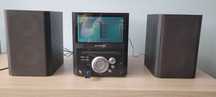 Wieża zicplay multimedialna radio,ekran 7"mpg4,mp3,dvbt,usb,dvd