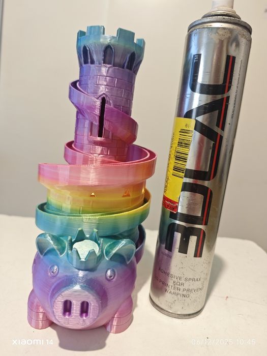 Porquinho mealheiro com slides, 25cm