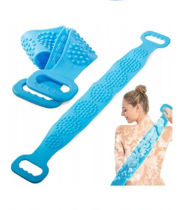 Silikonowa skrobaczka/szczotka do masażu i mycia