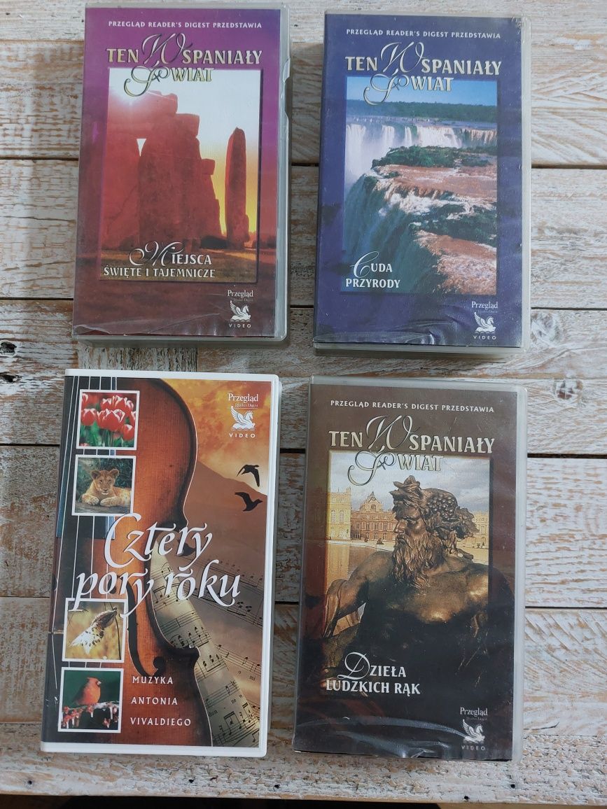 Zestaw 4 kaset vhs. Readers Digest