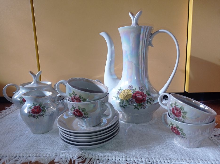 Сервіз кавовий старий радянський ссср антикварний вінтаж посуд для чаю