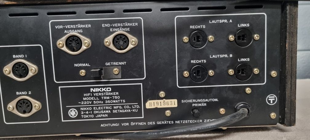 Zestaw audio stereo NIKKO. Japan