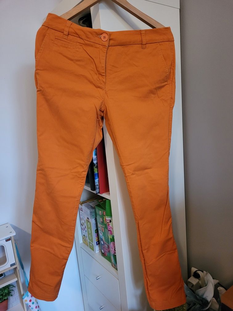 Spodnie  pomarańczowe