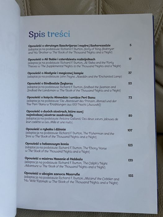 Basnie tysiaca i jednej nocy Szeherezada bajki dla dzieci 1001 noc